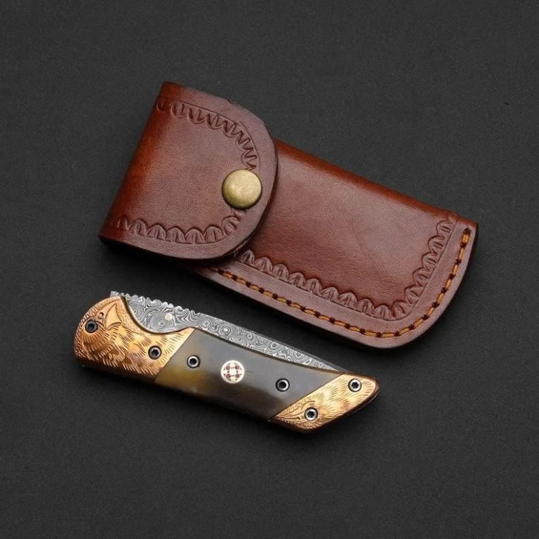 Handmade Folding Hunting Knife Inspirit Art Store Unique Art Craft