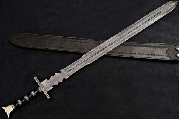 Black Micarta Hand Forged Sword