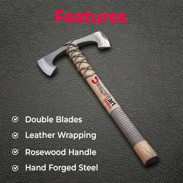 Double Blade Viking Axe features