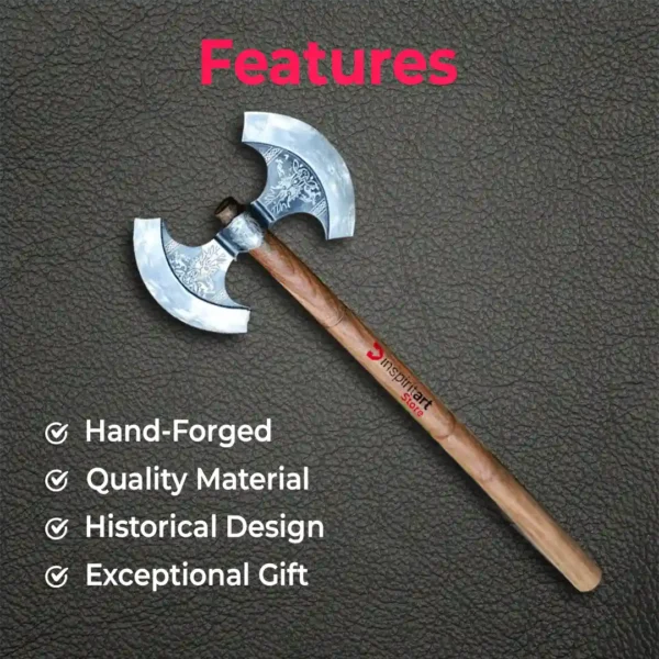 Features of Hand-Forged Double Head Axe