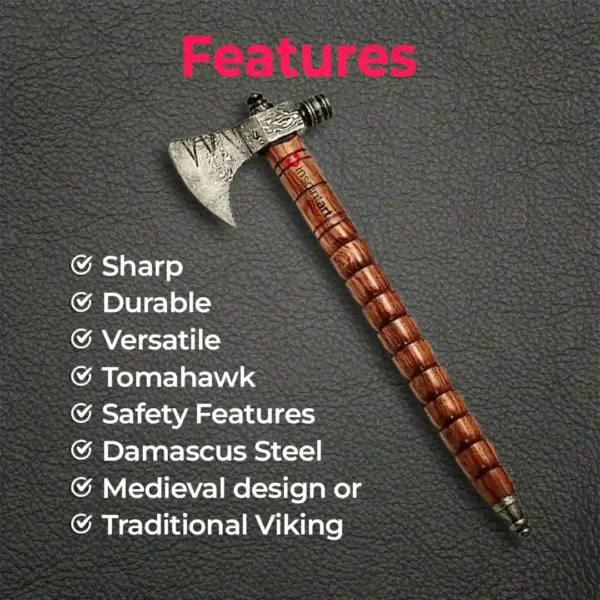 Features of Handmade Tomahawk SK Axe
