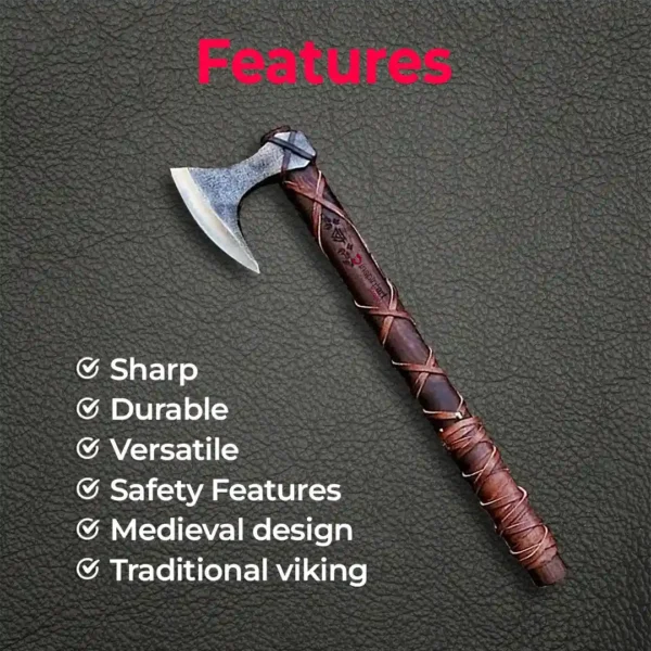 Features of King Ragnar Viking Axe