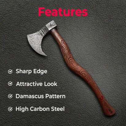 Features related Custom Handmade Viking Axe