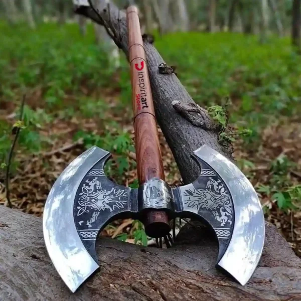 Hand-Forged Double Head Axe img