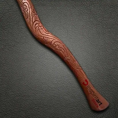Handle of Custom Handmade Viking Axe