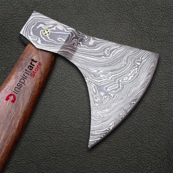 New Damascus Hand Forged Axe