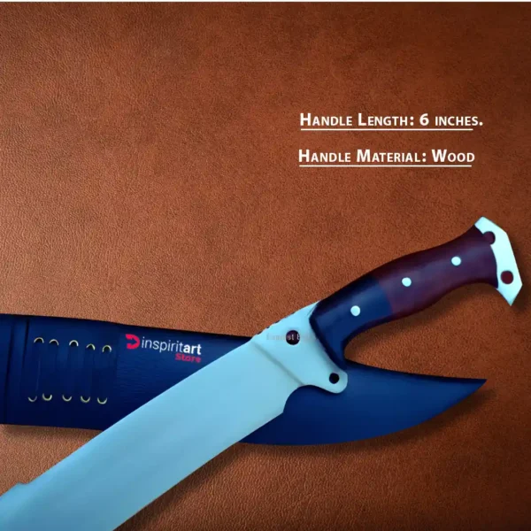 Handle of Custom Bowie knife