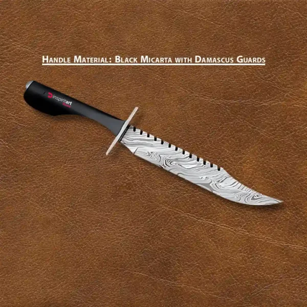 Handle of Custom Handmade Combat Knife