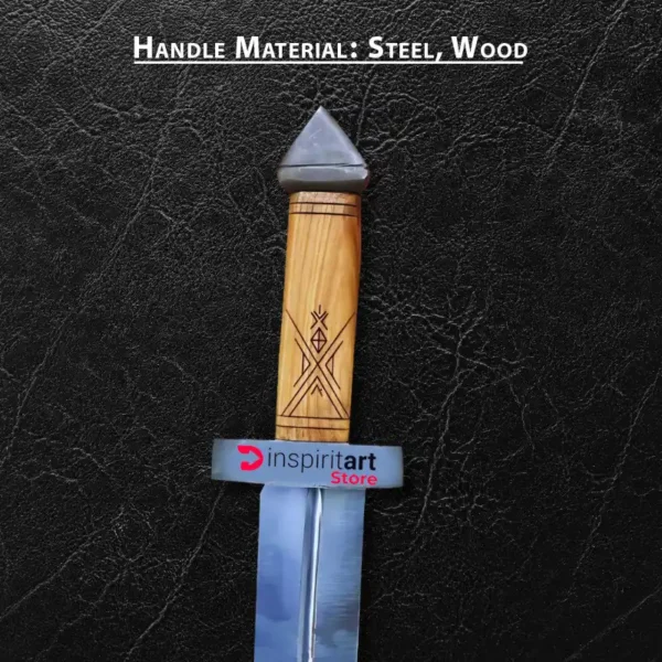 Handle of Handcrafted Viking Sword