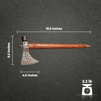 Measurement of Traditional Handmade Tomahawk Axe
