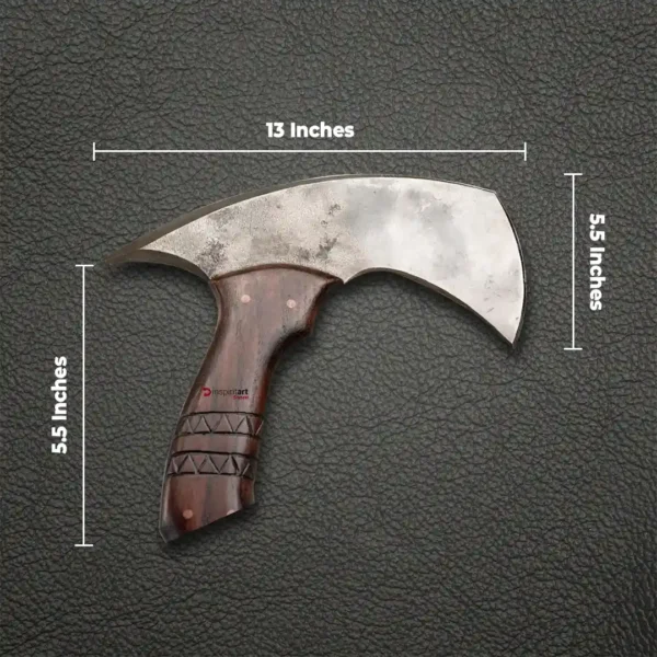 Measurements of Tomahawk Hand-Forged Throwing Axe