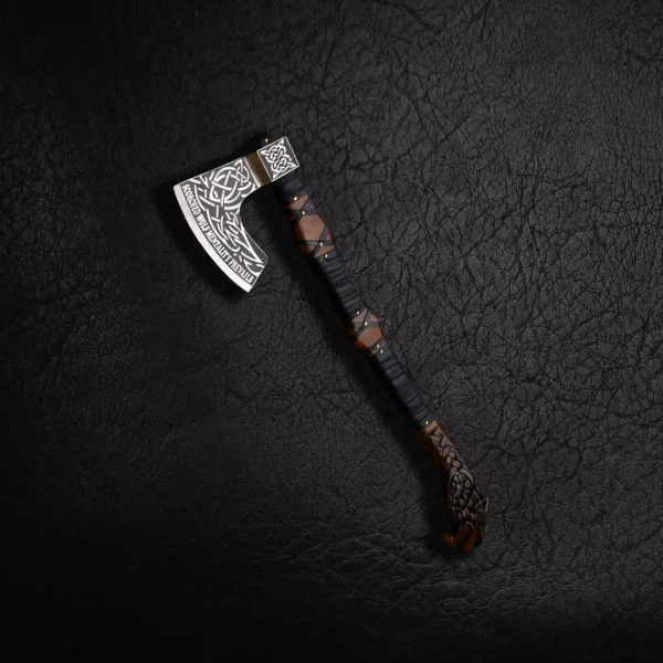 Norse Wolf Head Axe